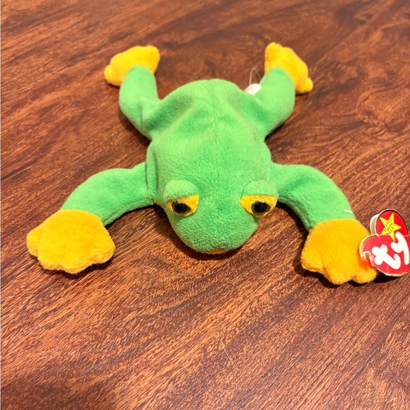 Ty Other - Rare Retired Original 1997 Beanie Baby Smoochy The Frog 🐸 Collectible!!!